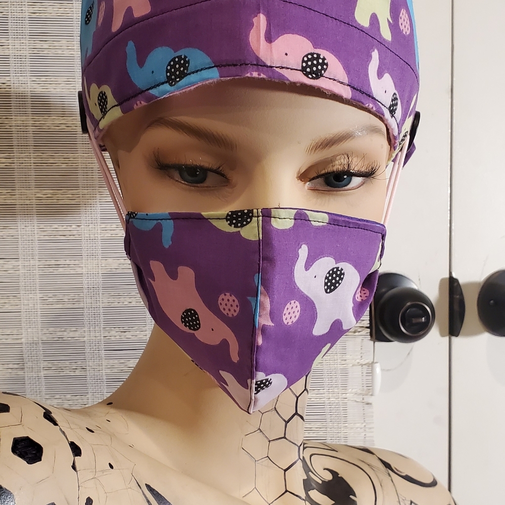 Surgical cap and mask